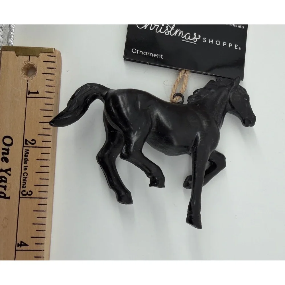 Black Horse Ornaments Christmas‎ Shoppe New with Tags